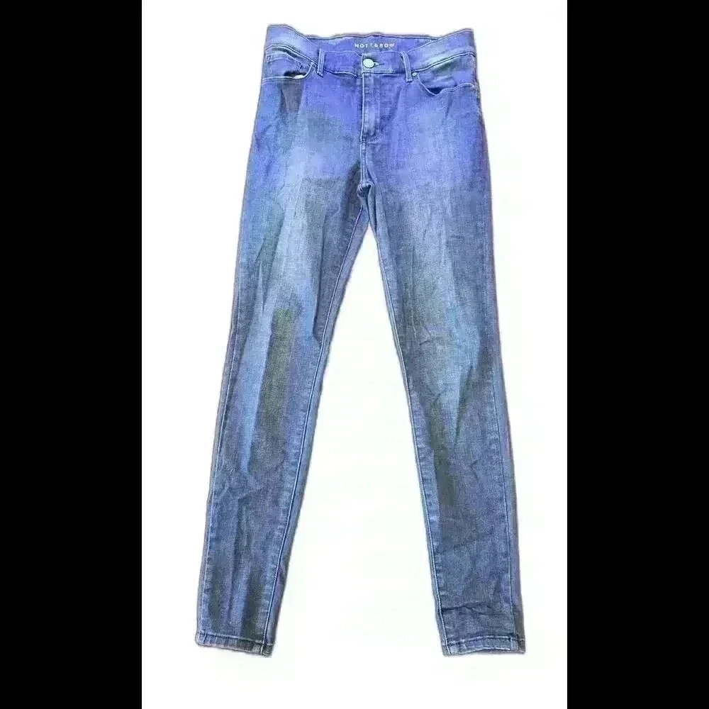 Stylish Mott & Bow Slim Fit Jeans - Trendy Distressed Blue Denim